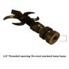 Brass Fleur-de-Lis Lamp Shade Finial view 3
