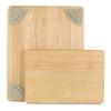 Architec Gripperwood Cutting Boards, Set of 2, Beechwood with Non-slip Gripper Feet, 11 by 8-Inches and 14 by 11-inches view 1