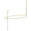 Kingston Brass ABT1040-2 Vintage Oval Shower Riser with Enclosure, 59-Inch, Polished Brass view 1