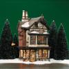 Department 56 Dickens' a Christmas Carol Village Ebenezer Scrooge's House Lit Building, 8.25 Inch, Multicolor view 2