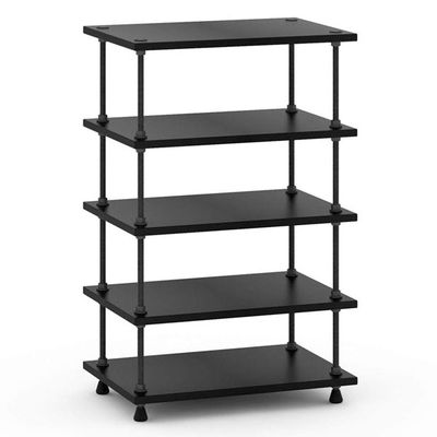 Salamander Designs A5/B Archetype Audio/Video Shelf, 5.0 - Black