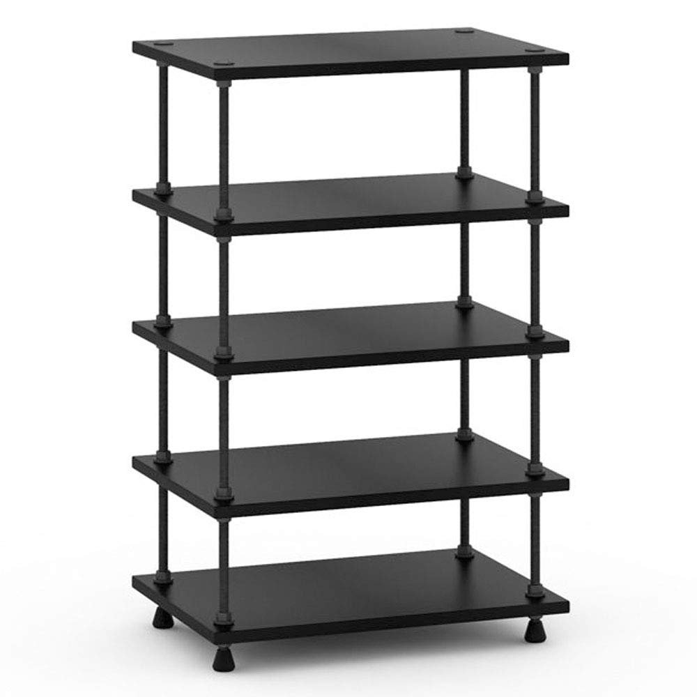 Salamander Designs A5/B Archetype Audio/Video Shelf, 5.0 - Black