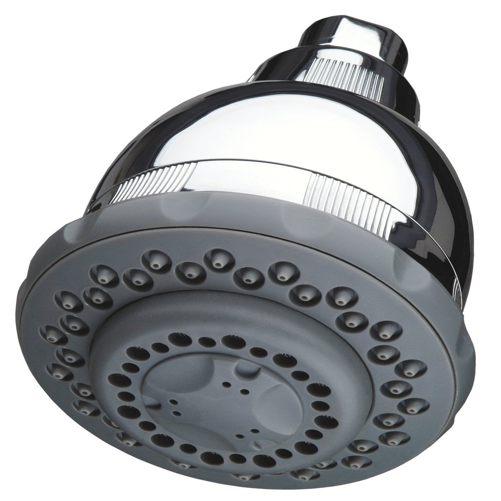 Culligan Wall-Mounted Water Filtered Shower Head with Massage, Chrome Finish