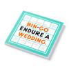 Brass Monkey Bin-go Endure A Wedding  Game Book with Perforated People-Watching Bingo Cards for Wedding Ceremonies and Receptions Small view 2