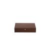 Reed & Barton Flatware Storage Chest, MDF Wood Silverware Organizer, Eureka Design, Mahogany Finish, 120 Piece Capacity view 1