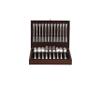 Reed & Barton Flatware Storage Chest, MDF Wood Silverware Organizer, Eureka Design, Mahogany Finish, 120 Piece Capacity view 2