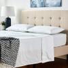 Nautica - Queen Sheet Set, Cotton Percale Bedding Set, Crisp & Cool, Lightweight & Breathable (White, Queen) view 3