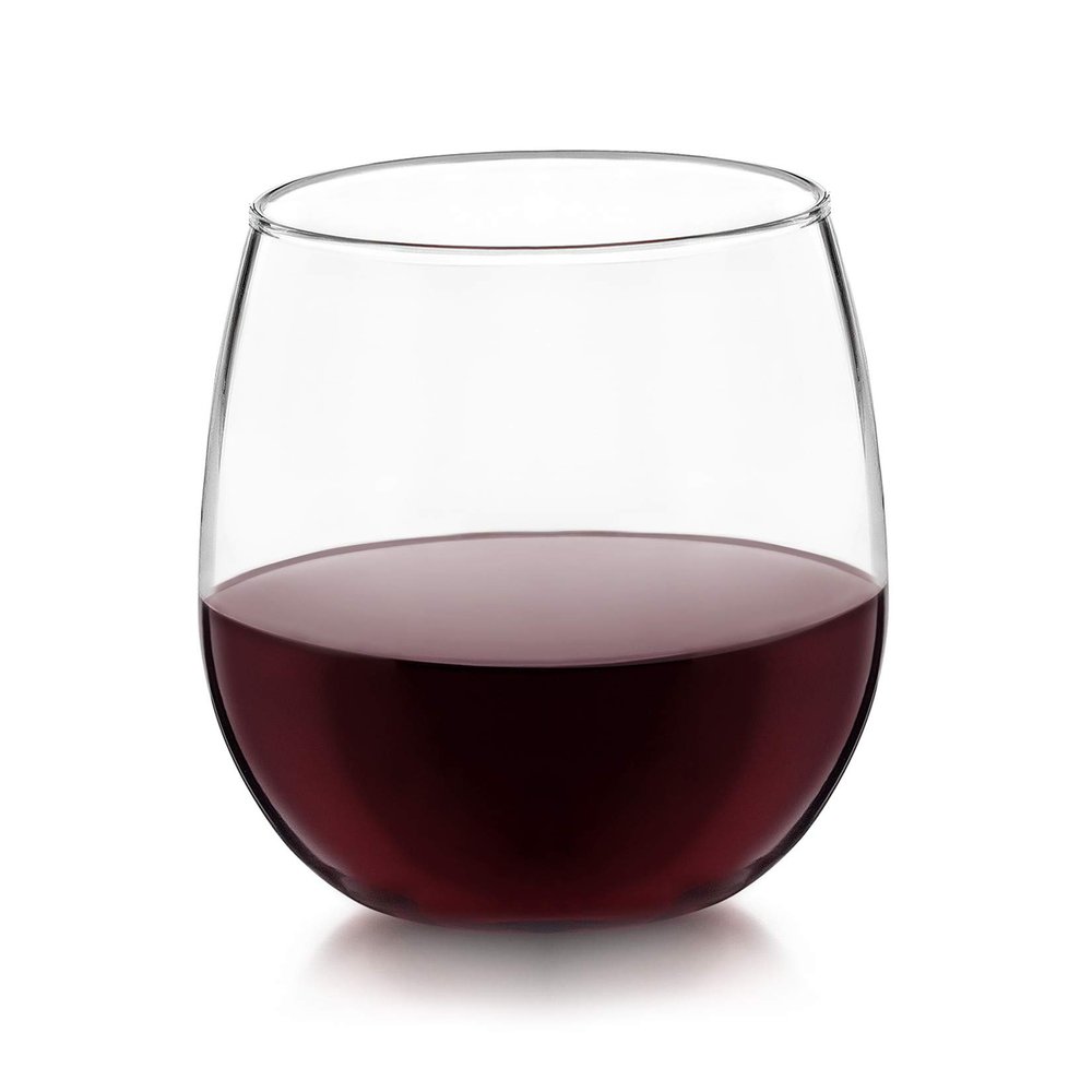 Libbey Vina Stemless Red-Wine Glasses (16.75oz/Set of 4)