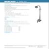 Speakman S-1496-AF Sentinel Mark II Shower Valve Combination with Cross Handle Indoor/Outdoor Shower Hardware Pressure Balance Exposed Shower Valve, Rough Chrome, 24.00"L x 5.13"W x 5.44"H view 3