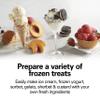 Hamilton Beach Electric Automatic Ice Cream Maker & Frozen Yogurt Machine, Makes Custard, Sorbet, Gelato and Sherbet, 4 Quart, White (68330N) view 3