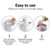 Hamilton Beach Electric Automatic Ice Cream Maker & Frozen Yogurt Machine, Makes Custard, Sorbet, Gelato and Sherbet, 4 Quart, White (68330N) view 4