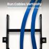 ICC Cable Runway Wall Bracket  2-Pack | Steel, Black Powder Coat, Flush Wall Mount view 3