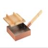 Asahi Cne117 Egg Pan Tamagoyaki Professinal Model, Wooden Lid 18cm Copper view 1
