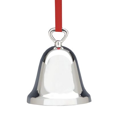 Reed & Barton 329/1 Ringing In The Season Classic Silverplate Bell, Christmas Ornament