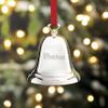 Reed & Barton 329/2 Ringing In The Season Silverplate Bell Ornament, Christmas view 4