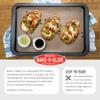 Bake-O-Glide STD0150 Non Stick Reusable Cooking/Baking Sheet, Brown, 400 x 330mm view 2