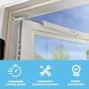 Wright Products Heavy-Duty Pneumatic Storm Door Closer  Durable, Adjustable, Quiet-Closing with Hold-Open Feature (Transitional, White) view 3