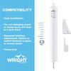 Wright Products Heavy-Duty Pneumatic Storm Door Closer  Durable, Adjustable, Quiet-Closing with Hold-Open Feature (Transitional, White) view 4