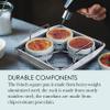 Chicago Metallic Professional 6-Piece Creme Brulee Set with 4 Porcelain Ramekins, 8-inch Square Pan and Wire Rack view 3
