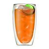 Bodum 15oz Pavina Double Wall High-Heat Borosilicate Glass, Set of 2, Clear view 4