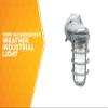 Woods L1707SV Traditional 150W Incandescent Weather Industrial Light, Wall Mount, Silver,Large view 2