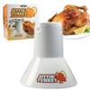 Sittin' Turkey Ceramic Beer Can Roaster & Steamer-Easily Infuse Marinades & BBQ Flavors for Juicy, Flavorful Meat- XL Base Perfectly Cooks up to 18lb Turkey- New Years Dinner & Holiday Party Essential view 1