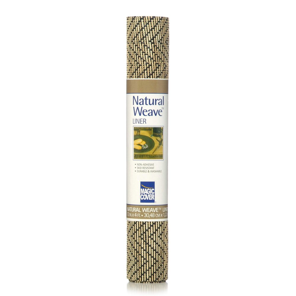 KITTRICH 04F-127658-06 Weave Black Liner, 12-Inch by 4-Feet, Natural