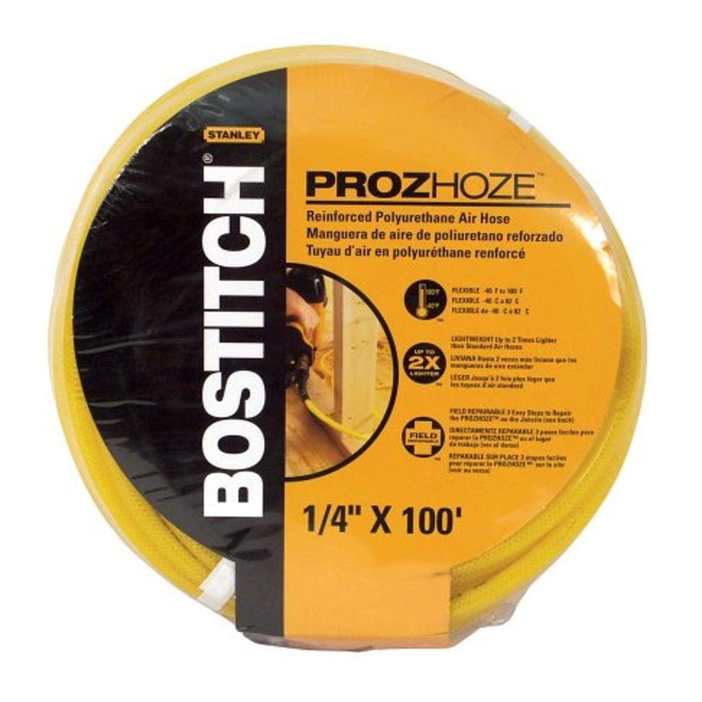 BOSTITCH Air Hose, 1/4-Inch x 100-Feet (PRO-14100)