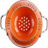 Calypso Basics by Reston Lloyd Powder Coated Enameled Colander, 3 Quart, Orange view 4