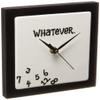 Enesco Whatever. Scrambled Numbers Always Late 7.5 x 7.5 Inch Square Hanging Wall Clock view 1