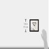 Enesco Whatever. Scrambled Numbers Always Late 7.5 x 7.5 Inch Square Hanging Wall Clock view 4