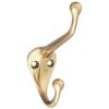 National Hardware N198-101 V1960 Coat and Hat Hook in Solid Brass view 1