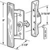 Slide-Co 14186 3-15/16 In., Gray Diecast, Sliding Patio Door Handle with Wood Handle (Single Pack) view 2