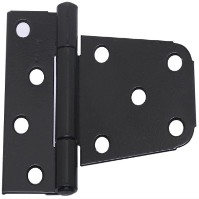 National Hardware N220-129 V287 Extra Heavy Gate Hinges in Black, 2 pack,3-1/2 Inch