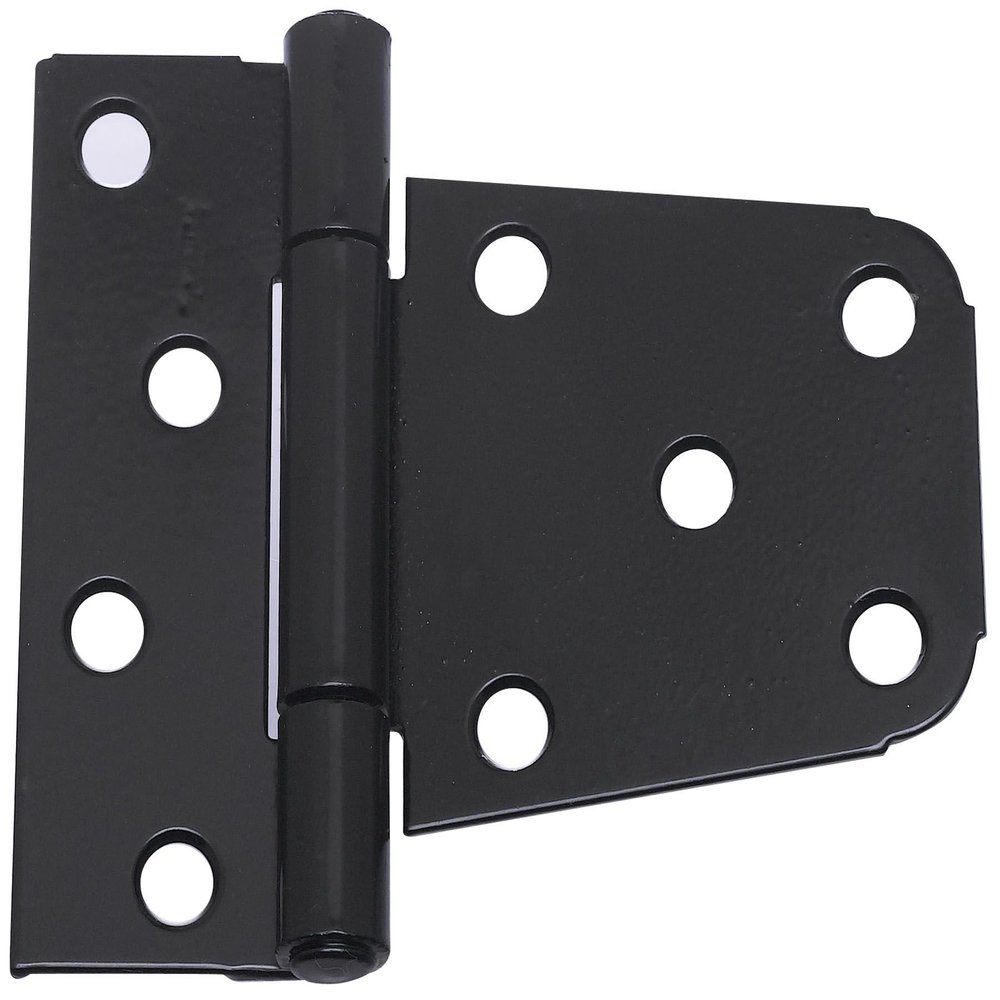 National Hardware N220-129 V287 Extra Heavy Gate Hinges in Black, 2 pack,3-1/2 Inch
