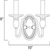 Maxim Lighting Towne 2-Light Chandelier | Oil Rubbed Bronze Finish | Early American Dining Room Chandelier | 11032OI view 3