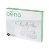 Oenophilia Under Cabinet Stemware Rack, Wine Glass Holder Under Cabinet Kitchen, Chrome Finish, Holds 6-9 Glasses Depending on Style view 2