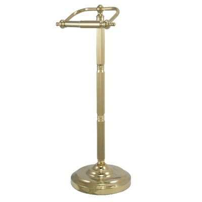 Kingston Brass CC2102 Georgian Pedestal Paper Holder, 21-1/2-Inch, Polished Brass