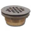 Oatey 2 in. 140 NC Brass No-Calk Shower Drain with Stainless Steel Strainer view 1