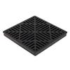 NDS 1211G* Square Catch Basin Drain Grate, Diamond Design, Fits 12-Inch Catch Basin Drain, Risers and Low Profile Adapter, 12-Inch, Plastic, Black view 1