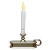 Window Candle with Light Sensor, Orange Flame, Pewter Base, FPC1225P view 1