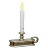 Window Candle with Light Sensor, Orange Flame, Pewter Base, FPC1225P view 2