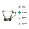 Bormioli Rocco Verdi Espresso Cup With Stainless Steel Handle, Set of 4, Gift Boxed, 3.5 ounces view 4