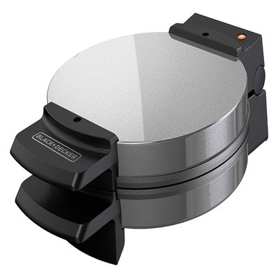 BLACK+DECKER WMB500 Traditional Belgian-Style Waffle Maker, Stainless Steel