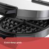 BLACK+DECKER WMB500 Traditional Belgian-Style Waffle Maker, Stainless Steel view 3