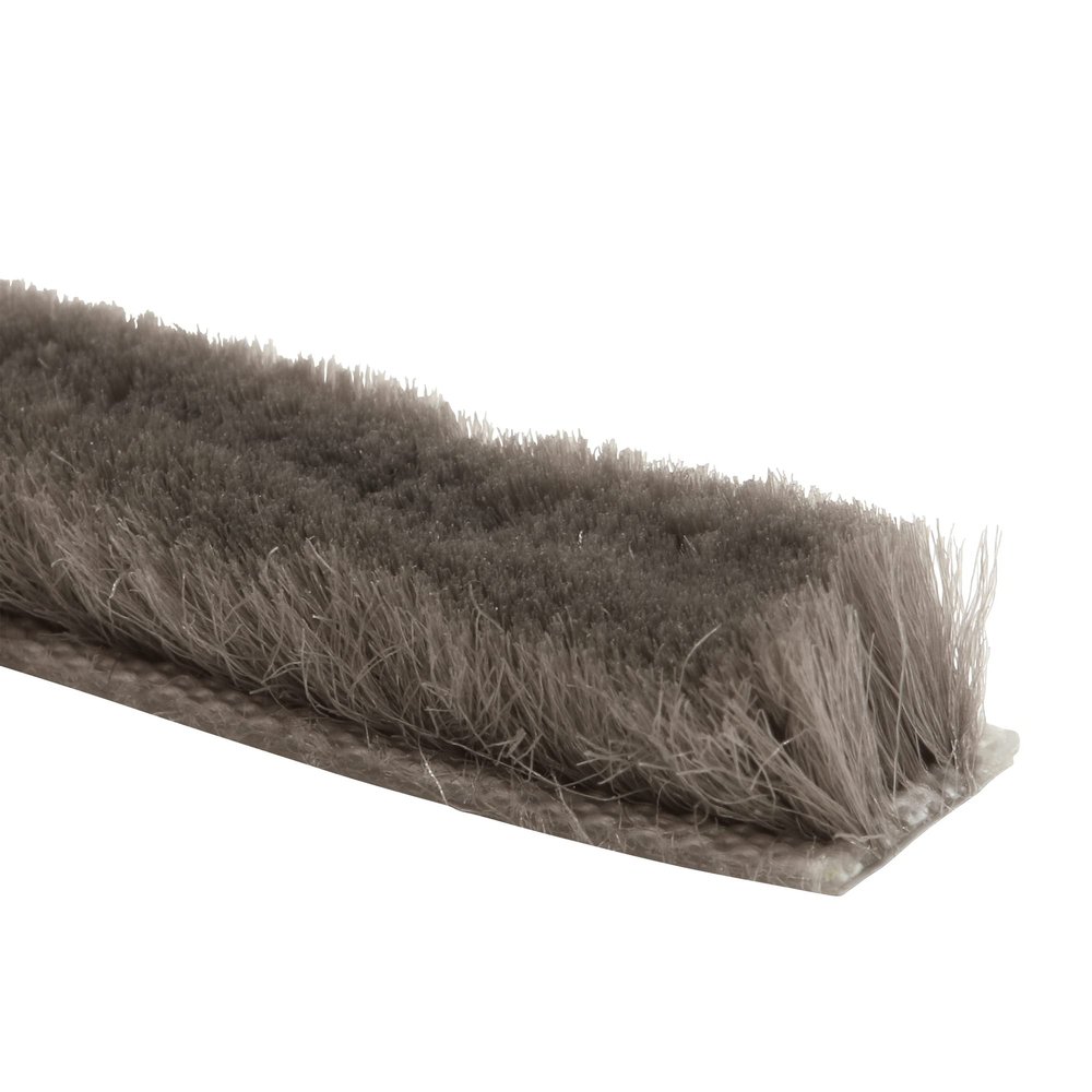Prime-Line T 8658 Window Pile Weatherstrip, Slide-in style for 3/16 in. channel, Gray, (18 foot)