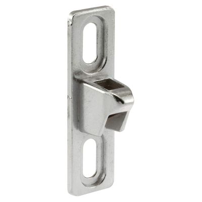 Slide-Co 142029 Sliding Door Keeper, Diecast, Chrome Plated, 1-11/16 Mounting Holes (Single Pack)