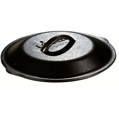 Lodge 9 Inch Cast Iron Lid Black