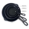 Bayou Classic 6-in 8-in & 10-in Pre-Seasoned Cast Iron Skillet Set Perfect For Searing & Braising or Baking Apple Pies and Cobblers view 3
