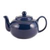 RSVP Large Stoneware 6-Cup Teapot, Blue view 1